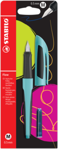 STABILO - 5072/4-41 - Penna stilografica flow cosmetic - 0,5 mm