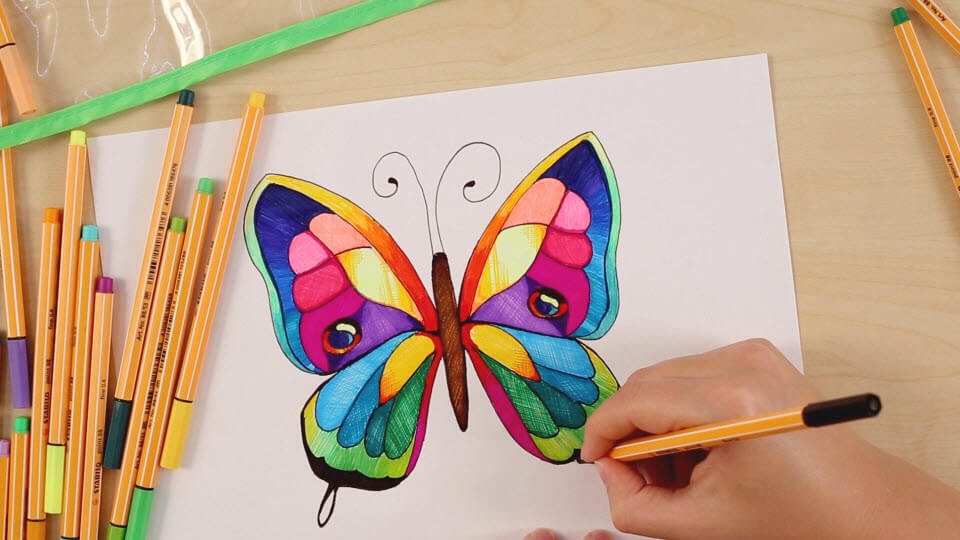 How to draw a Butterfly 🦋🦋🦋